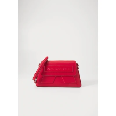Afbeelding van KARL Lagerfeld IKON SOFT Schoudertas, Dames, Maat: One Size, Klassic red