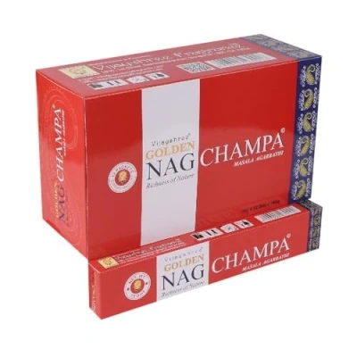Afbeelding van Wierook Golden Nag Champa (los pakje van 15 gram)