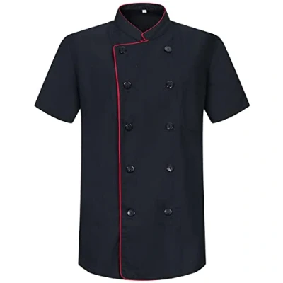 Afbeelding van MISEMIYA Herren Kochjacke KZ 6821 heren keukenjack voor jongens (1 stuk), Chef Jackets 8421B zwart