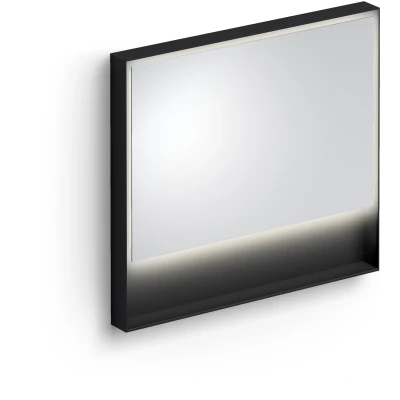 Afbeelding van Clou Look at Me spiegel 90cm LED verlichting IP44 mat zwart