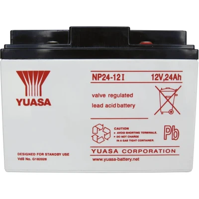 Afbeelding van Yuasa Loodaccu 12V 24Ah NP24 12I