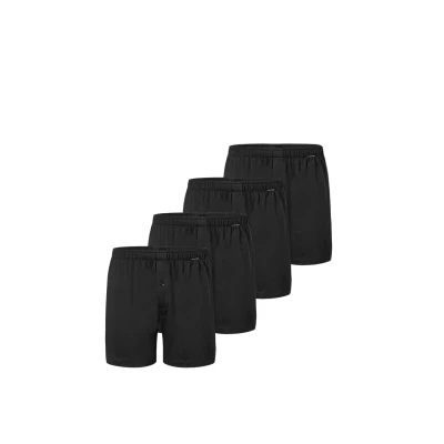Afbeelding van Schiesser 4 PACK Boxershorts, Heren, Maat: Small, Schwarz