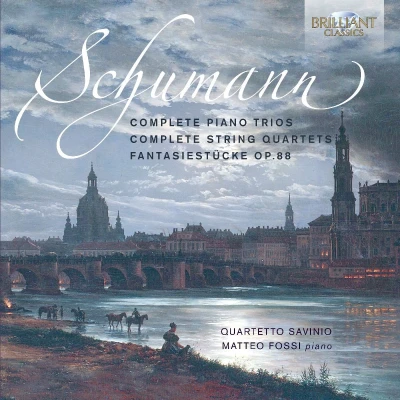 Afbeelding van Quartetto Savinio &amp; Matteo Fossi Schumann: Complete Piano Trios, String Qu (CD)