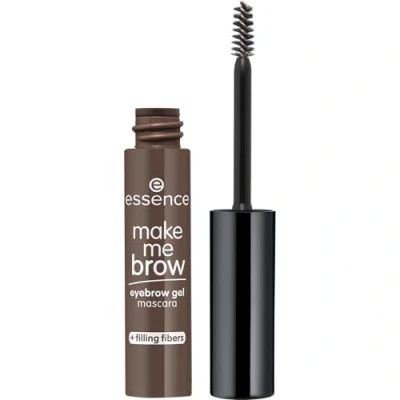 Afbeelding van essence make me Brow Wenkbrauwgel nr. 07 bruin definiërend veganistisch zonder microplasticdeeltjes, nanodeeltjes, geur, 3,8 ml