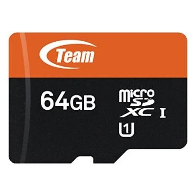 Image de Sandisk Carte Secure Digital TUSDX64GUHS03 64GB Team microSDXC CL10 UHS 1 Mobile phone memory card