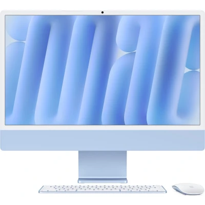 Afbeelding van Apple Imac 24&quot; M4 256 Gb Blauw 2024 Azerty (mwv13f)