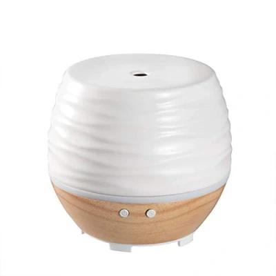 Afbeelding van HoMedics Ellia Ascend RM535TWT aromadiffuser houtlook diffuser met luchtfuncties 6 tot 12 uur
