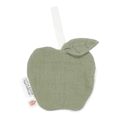 Afbeelding van Little Dutch Speendoekje Farm Hydrofiel Appel Olive