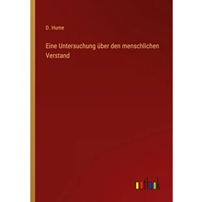 Afbeelding van Eine Untersuchung Über Den Menschlichen Verstand