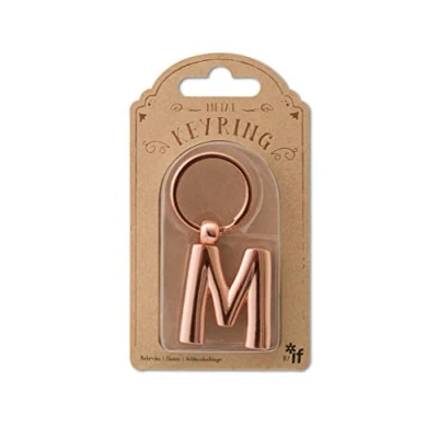 Afbeelding van if roségouden metalen sleutelhanger