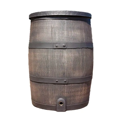 Afbeelding van Roto regenton 140 liter bruin met 3/4&quot; messing