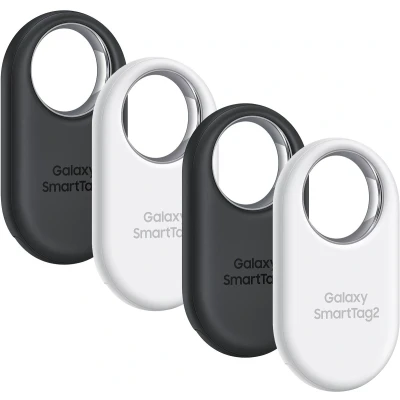 Afbeelding van Samsung Galaxy SmartTag 2 Zwart + Wit 4 Pack