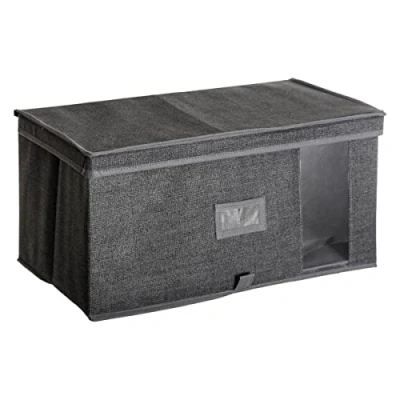 Afbeelding van 5Five Opberghoes/beschermhoes voor kleding grijs 50 x 30 25 cm