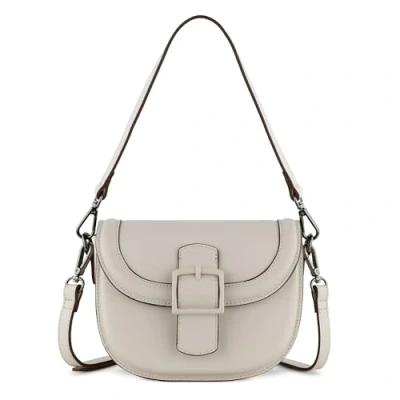 Afbeelding van bugatti Zita kleine schoudertas met klep en twee schouderriemen, Beige