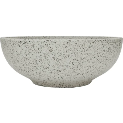 Afbeelding van Opzetwasbak rond 41x14 cm keramiek grijs