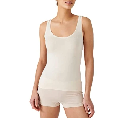 Afbeelding van Damart Tanktop Thermolactyl onzichtbaar Dames Beige M