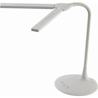 Afbeelding van ALBA LED Twin Bureaulamp Wit 2 Koppen Draadloos