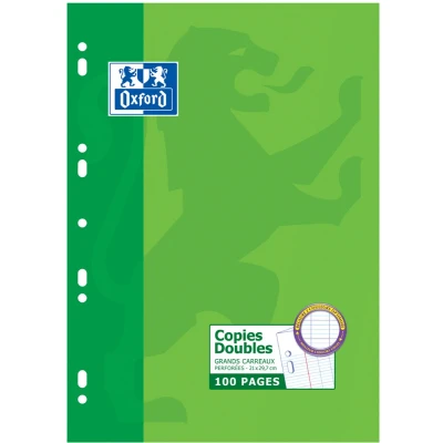 Afbeelding van Oxford 100105681 schrijfblok &amp; schrift Groen A4