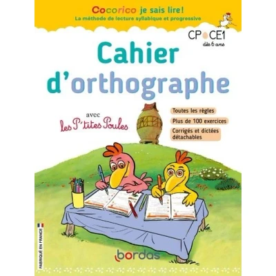 Image de Cocorico je sais lire ! Cahier d&#039;orthographe avec les P&#039;tites Poules