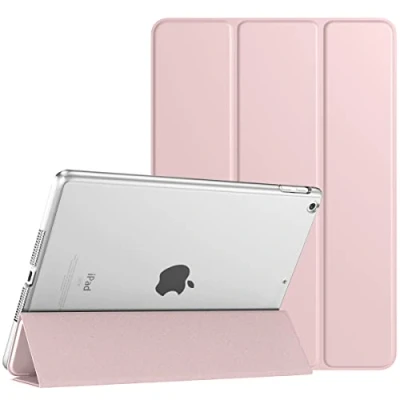 Afbeelding van TiMOVO Doorschijnende dunne hoes voor iPad 10.2, 9 (^&gt;e) generatie 2021/iPad 8(^&gt;e) 2020/iPad 7(^&gt;e) 2019, slimme pc beschermhoes
