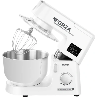 Afbeelding van ECG FORZA 5500 Giorno Bianco Keukenmachine 6,5 liter 1500 W