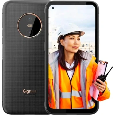 Afbeelding van Gigaset GX6 Pro Smartphone 128 GB 16.8 cm (6.6 inch) Titanium, Zwart Android 12 Dual SIM