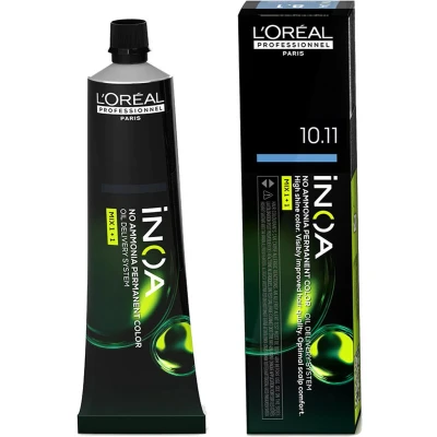 Afbeelding van Permanente Kleur L&#039;Oreal Professionnel Paris Inoa Color Nº 10.11 Licht platina blond (60 g)