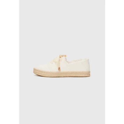 Afbeelding van TOMS Carolina LACE UP Espadrilles, Dames, Maat: 37, White Textiel