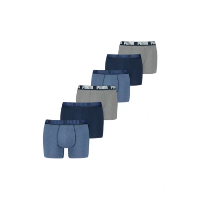 Afbeelding van Puma Everyday 6PACK ECOM Onderbroeken, Heren, Maat: Small, Denim combo