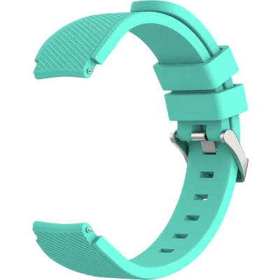 Afbeelding van imoshion Flexibel Siliconen 22 mm bandje Geschikt voor Garmin Venu 2 / Fenix 7 Pro 7s 6 Vivoactive 4 Polar Grit X Vantage M2 V2 Mintgroen