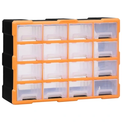 Afbeelding van Organiser met 16 medium lades 52x16x37 cm