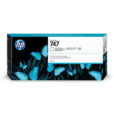 Image de HP 747 300 ml activateur de brillance original DesignJet cartouche d&#039;encre pour Z9+ PostScript, Z9+dr, Z9+dr PostScript