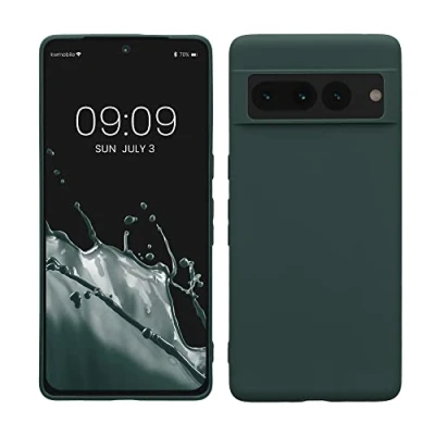 Afbeelding van kwmobile telefoonhoesje geschikt voor Google Pixel 7 Pro Hoesje smartphone Back cover in mosgroen