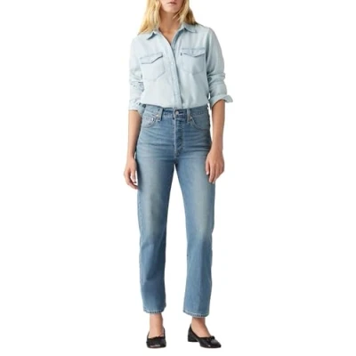 Image de Levi&#039;s Jean Ribcage droit pour femme, Cool Invite, 28W / 31L