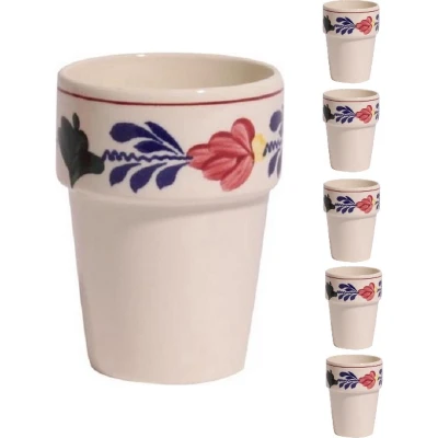 Afbeelding van Boerenbont Melkbeker Sonja set van 6 stuks
