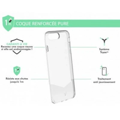 Afbeelding van Force Case, Versterkte hoes Geschikt voor Apple iPhone 6/7/8 Plus PURE, Transparant