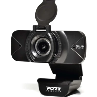Afbeelding van Port Designs 900078 webcam 2 MP 1920 x 1080 Pixels Zwart