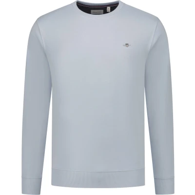 Afbeelding van GANT REG Shield Cneck Sweater, Heren, Maat: XXL, Fresh blue