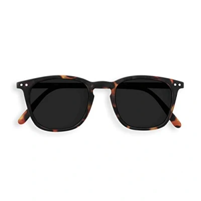 Afbeelding van Izizizii Zonnebril, uniseks, vorm #E, zachte grijze glazen, Tortoise één maat, eenheidsmaat, Schildpad Soft Grey Lenses