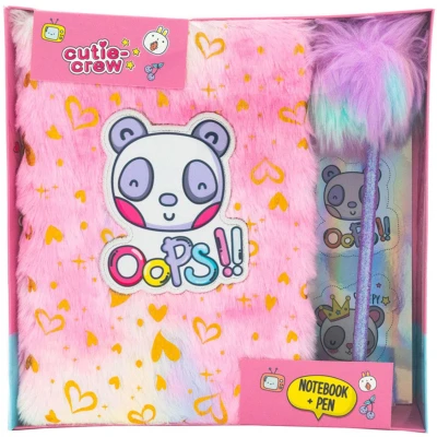Afbeelding van Canenco Cutie Crew Notitieboek met Pompom Pen