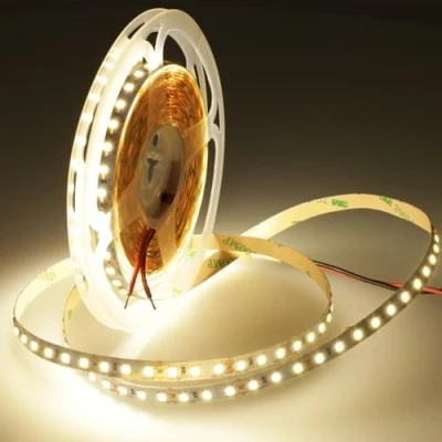 Afbeelding van Jandei 5 meter 12 V led lichtstrip voor binnen, IP20, 120 leds/m, SMD 2835, interieurverlichting voeding niet inbegrepen (neutraal licht 4200k)