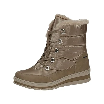 Afbeelding van CAPRICE 9 26226 41 Enkellaarsjes voor dames, plat, warme voering, Mud Comb, 39 EU, Comb
