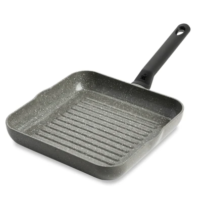 Afbeelding van BK Grillpan Granite Aluminium 26 x cm Keramische anti aanbaklaag