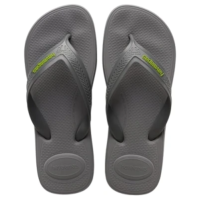 Afbeelding van Havaianas Top Max Comfort teenslippers voor heren, staalgrijs.