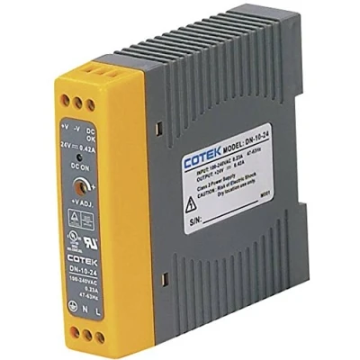 Afbeelding van Cotek DN 10 24 DIN rail netvoeding V/DC 0.42 A W Aantal uitgangen: 1 x Inhoud: stuk(s)