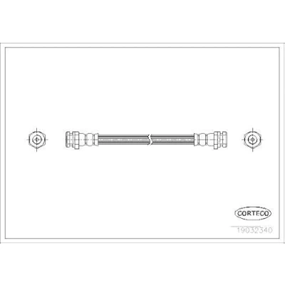 Afbeelding van CORTECO 19032340 Remslang Achteras 281
