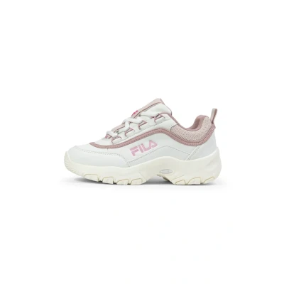 Afbeelding van FILA Strada Logo Kids sneakers voor meisjes, Wit Paars Krijt Marshmallow, 35 EU