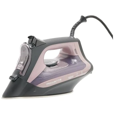 Image de Rowenta Express Steam DW4345D1 Fer à vapeur semelle : Microsteam 350 LASER 2600 Watt black/metallic pink