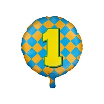 Afbeelding van Helium ballon 1 jaar party 45cm