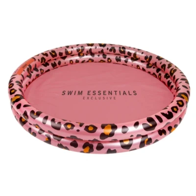 Afbeelding van Swim essentials kinderzwembad panterprint roségoud Ø 100 cm